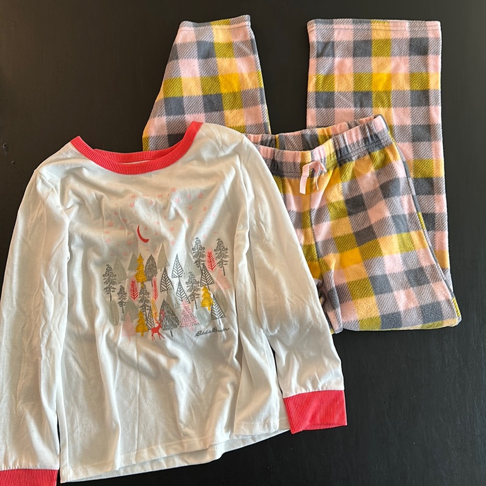 Eddie Bauer girls size 10 12 pajamas